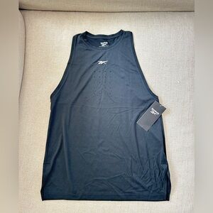 Reebok athletic perforates top. NWT, size S, black